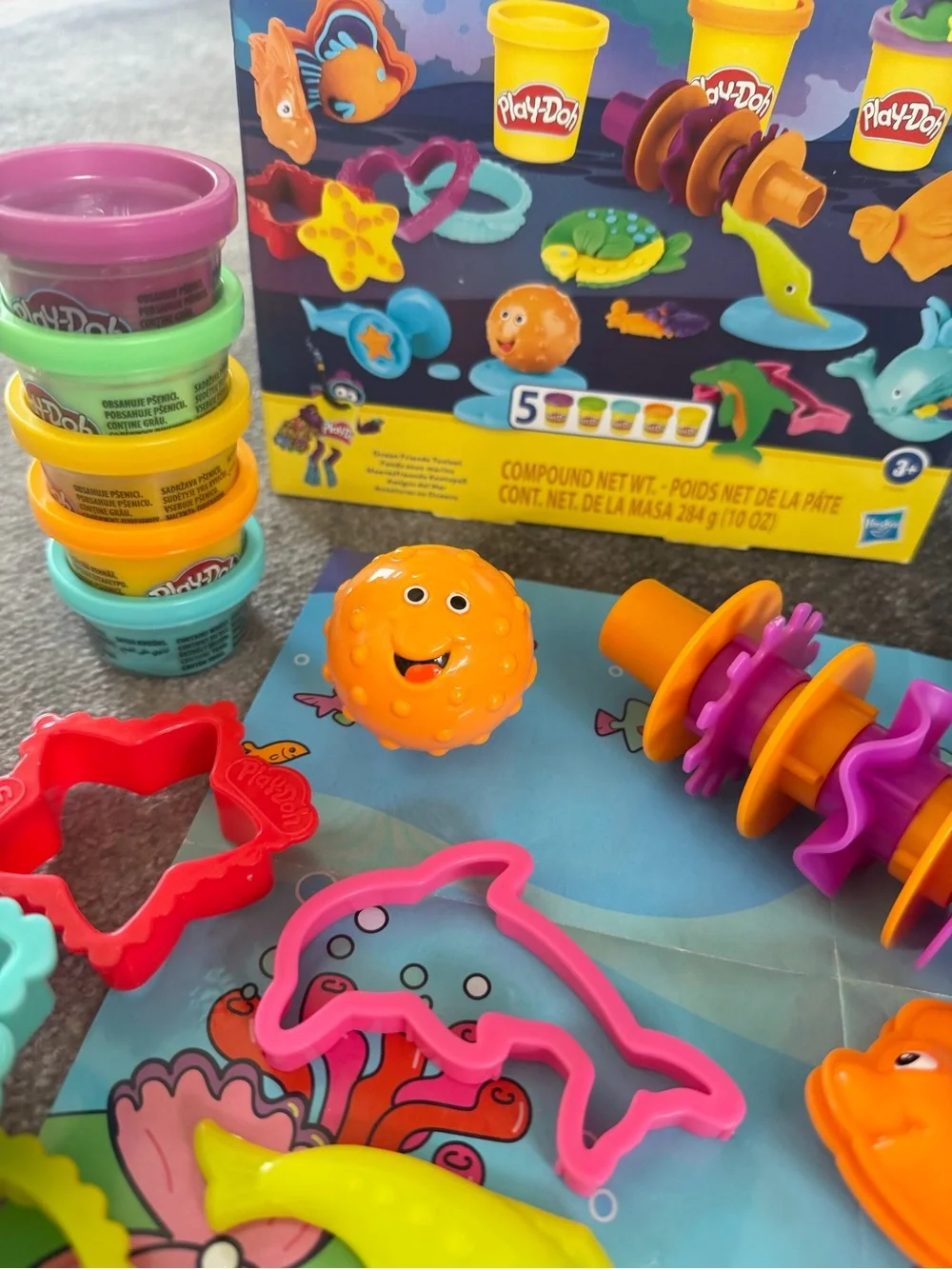 New! Undersea Play-Doh + 6 extras! Playset